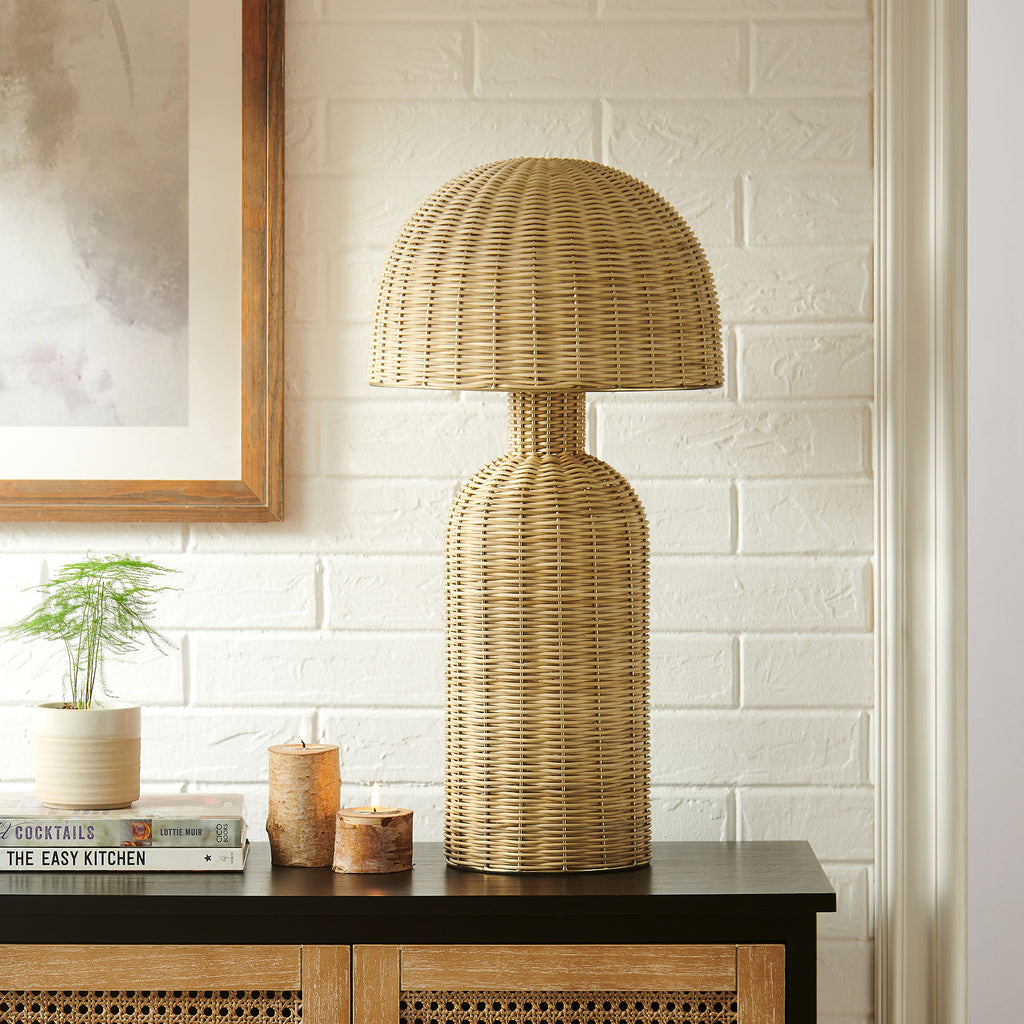 Briar Rattan Table Lamp - Natural