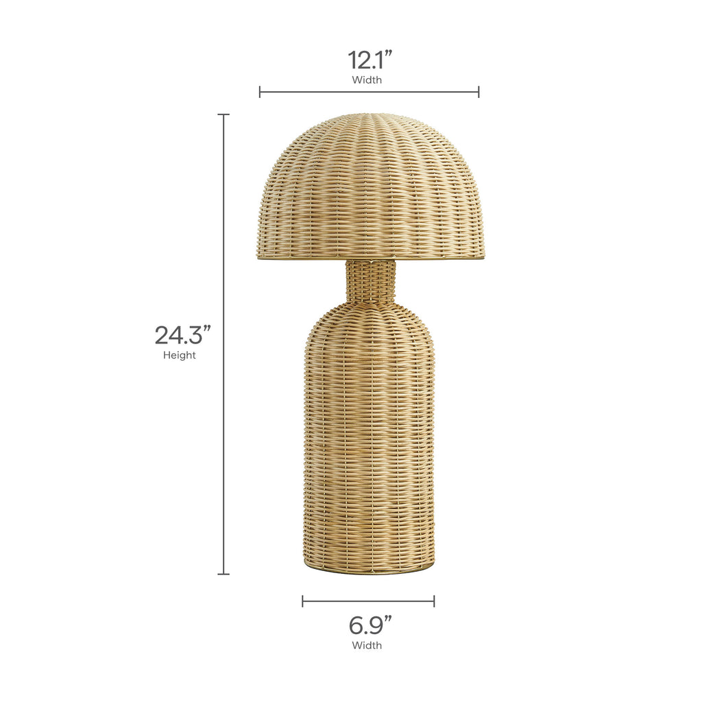 Briar Rattan Table Lamp - Natural