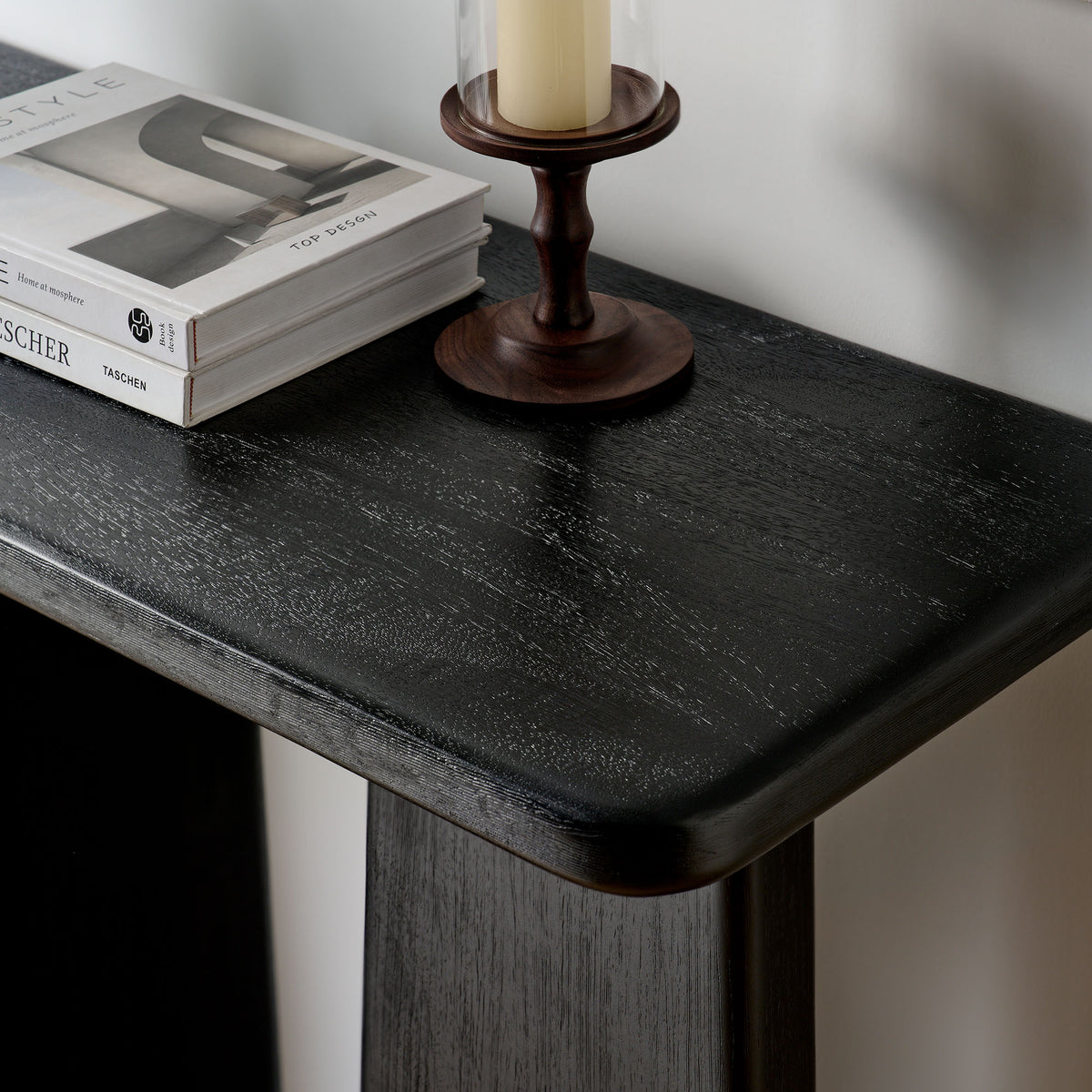 Porter 45" Wood Console Table - Black
