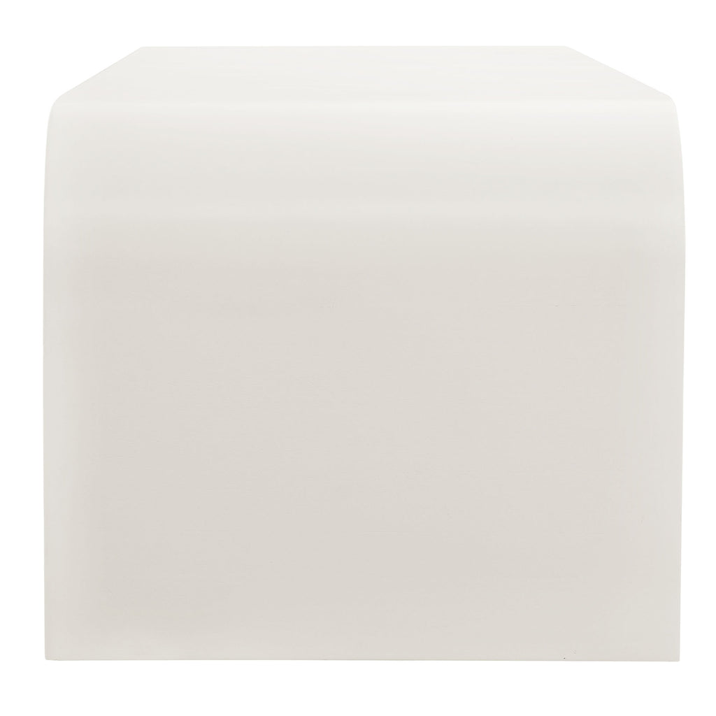 Waterflute 70" Fluted Sideboard Cabinet - White Matte