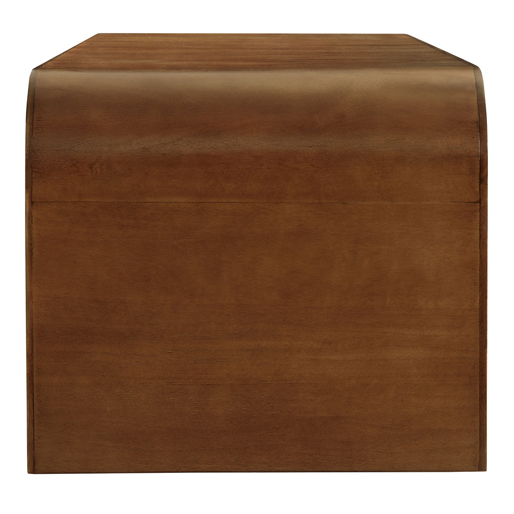 Waterflute 70" Fluted Sideboard Cabinet - Walnut