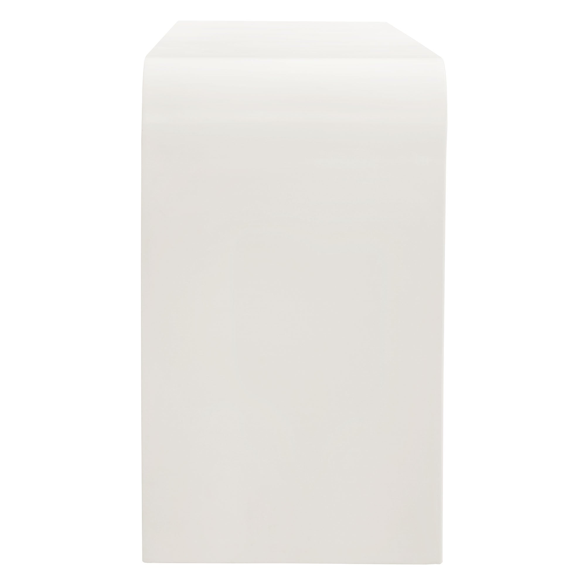 Waterflute 68" Fluted TV Stand - White Matte