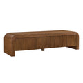 Waterflute 68" Fluted TV Stand - Walnut