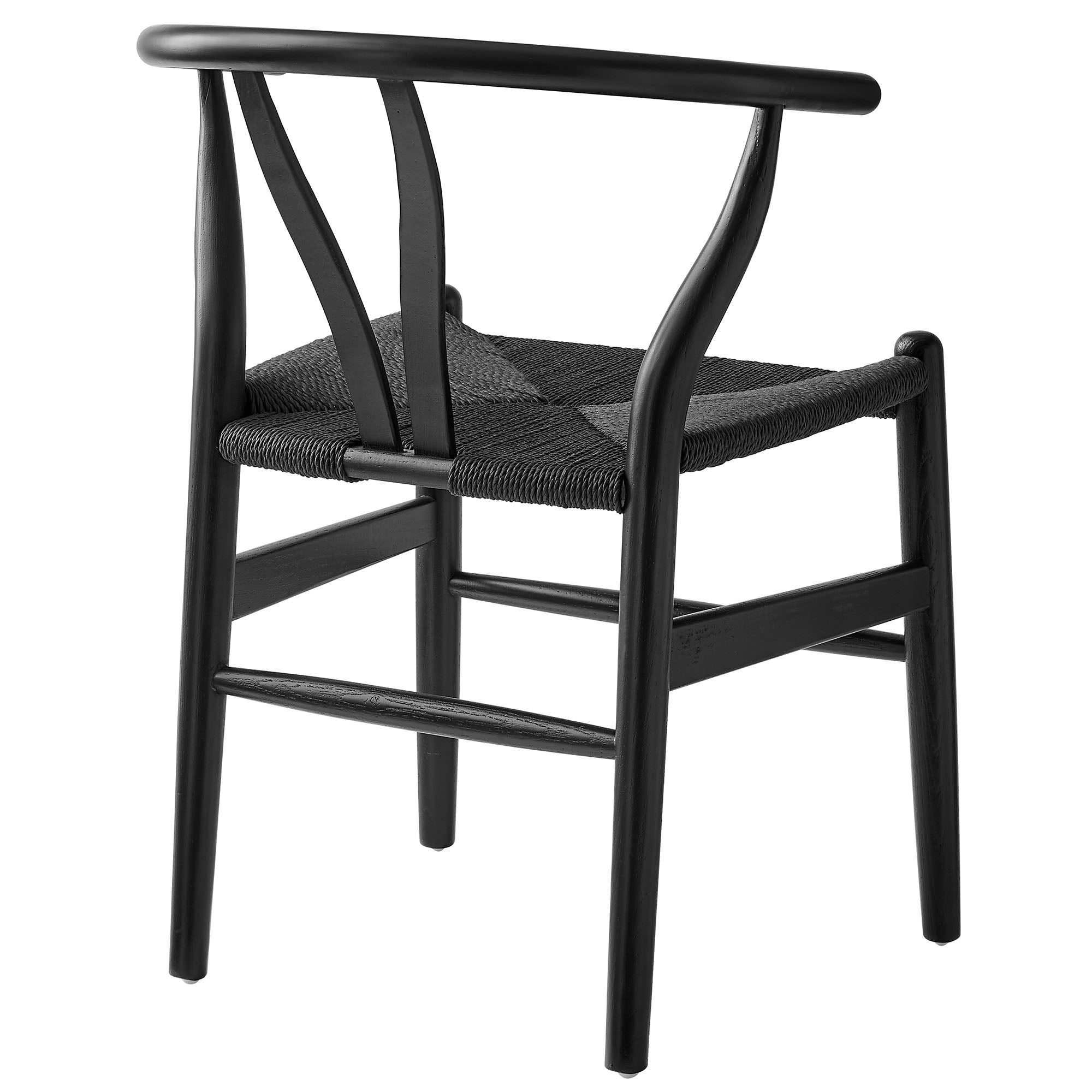 Amish 29" Wood Dining Chair - Black Black