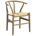Amish 29" Wood Dining Chair - Gray