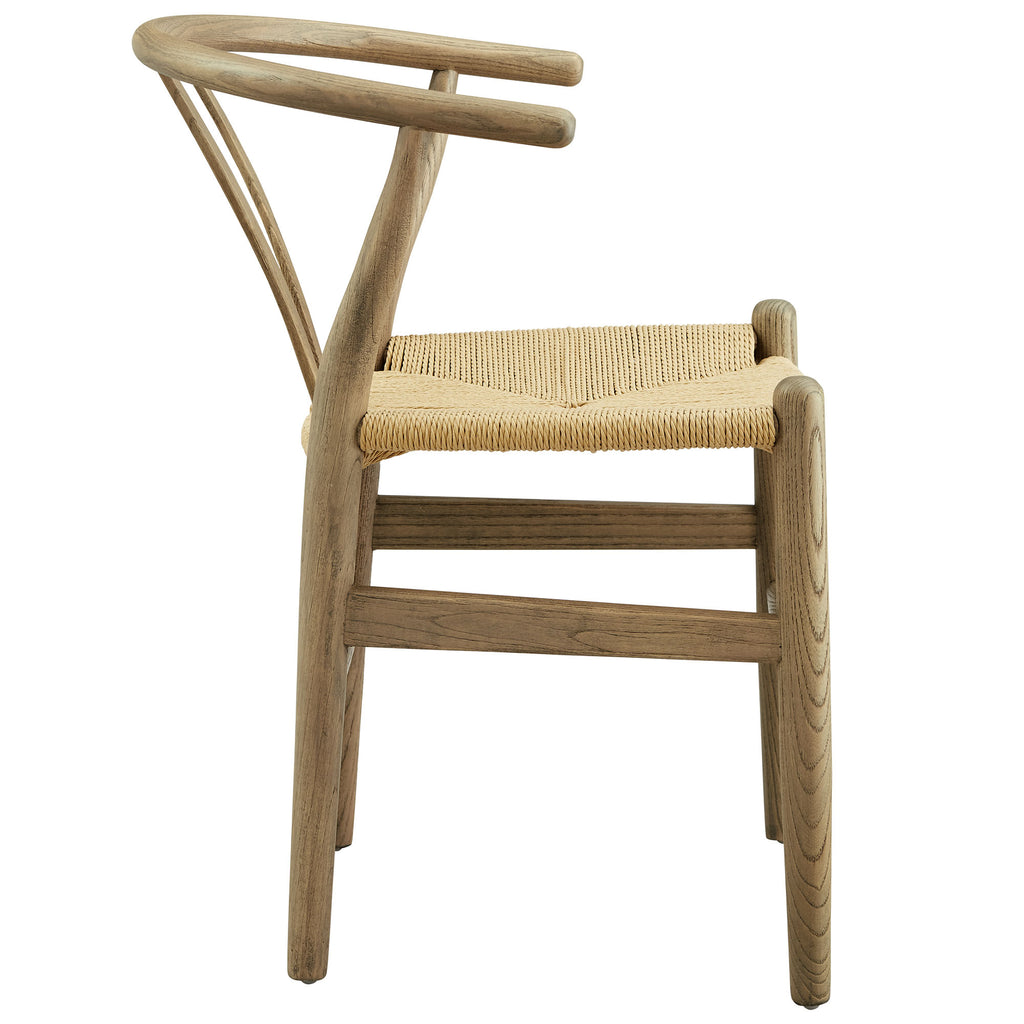Amish 29" Wood Dining Chair - Gray