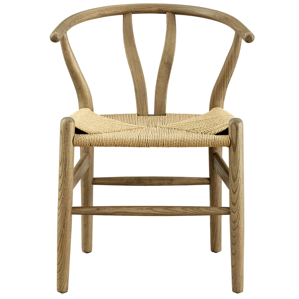 Amish 29" Wood Dining Chair - Gray