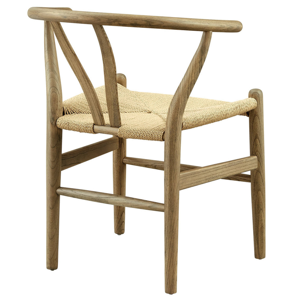 Amish 29" Wood Dining Chair - Gray