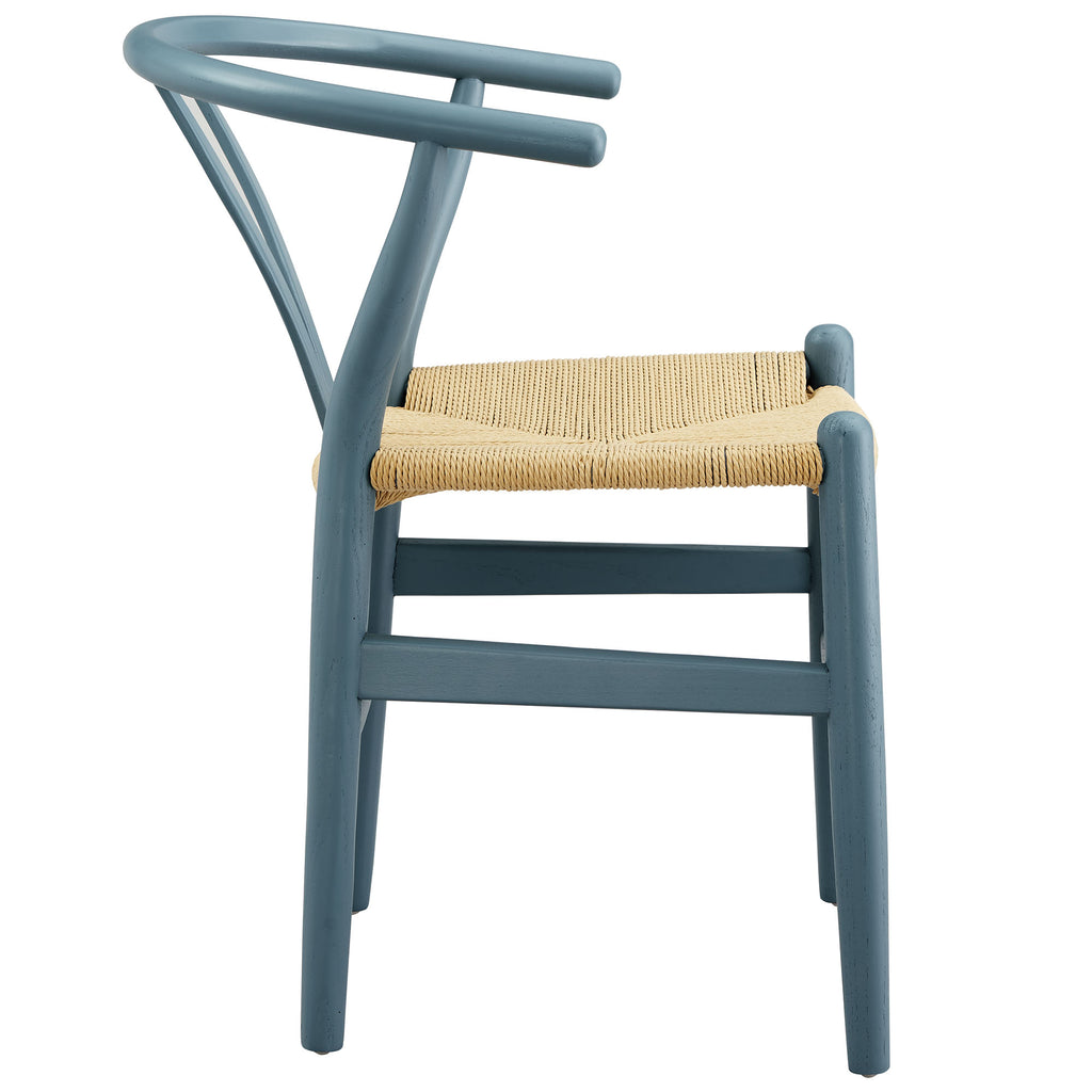 Amish 29" Wood Dining Chair - Harbor Blue