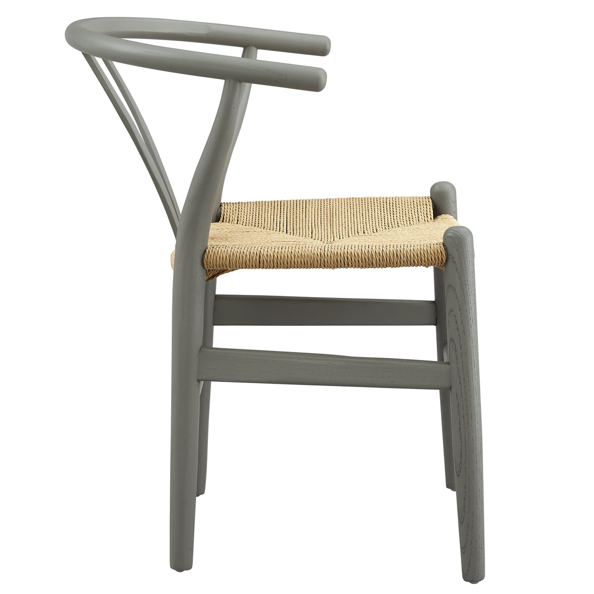 Amish 29" Wood Dining Chair - Light Gray