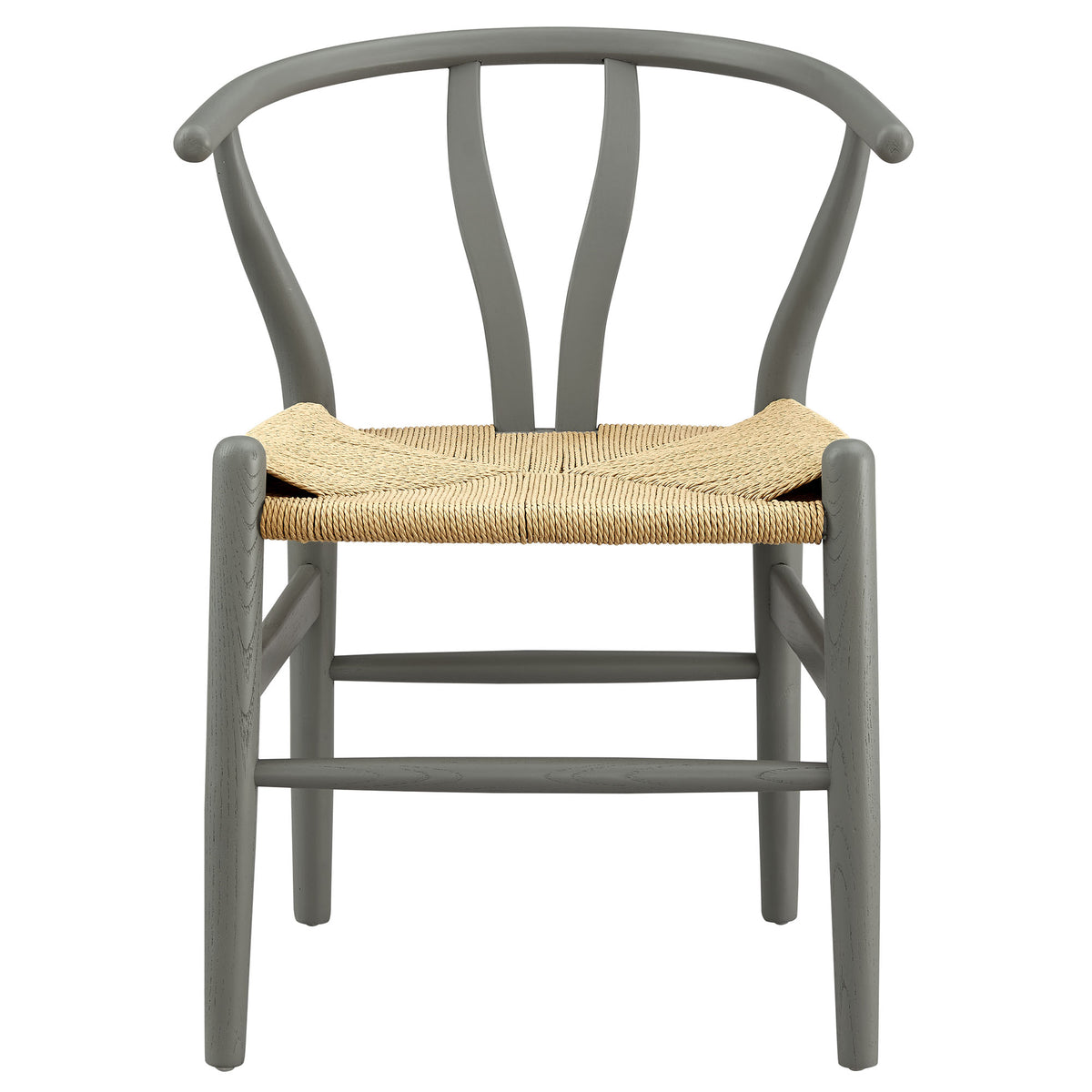 Amish 29" Wood Dining Chair - Light Gray