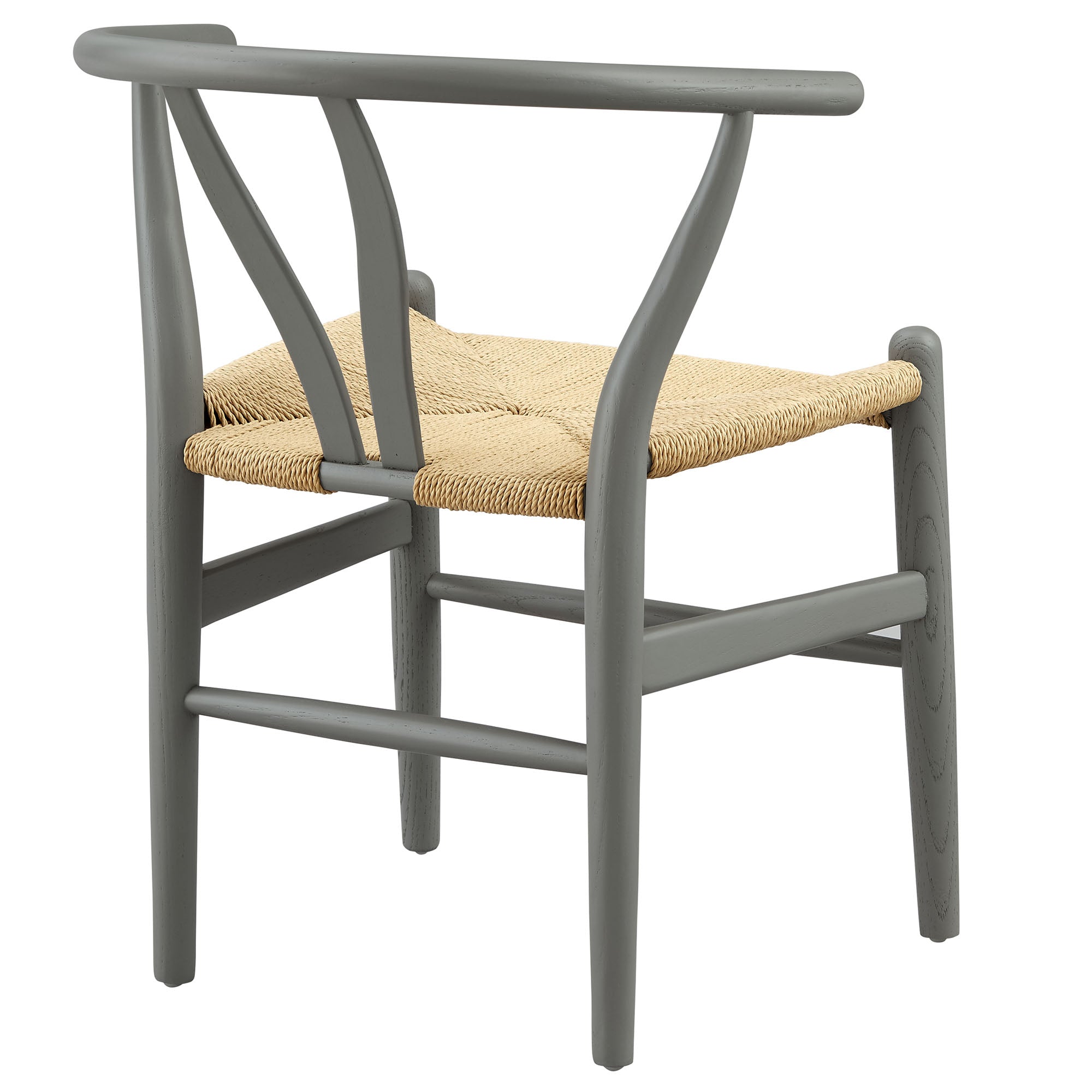 Amish 29" Wood Dining Chair - Light Gray