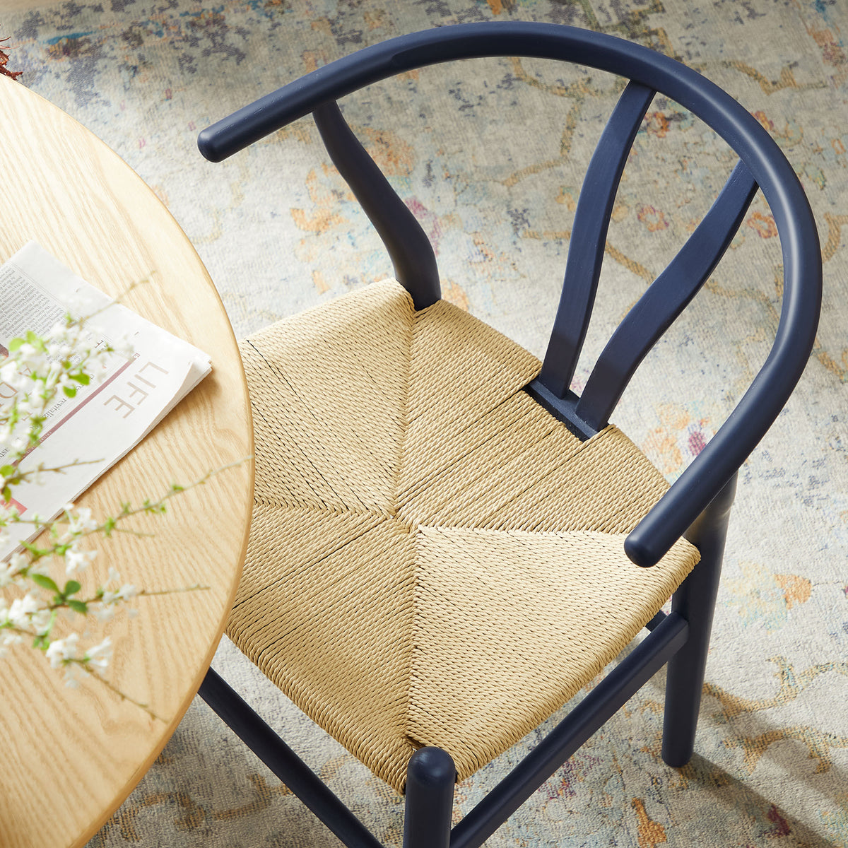Amish 29" Wood Dining Chair - Midnight