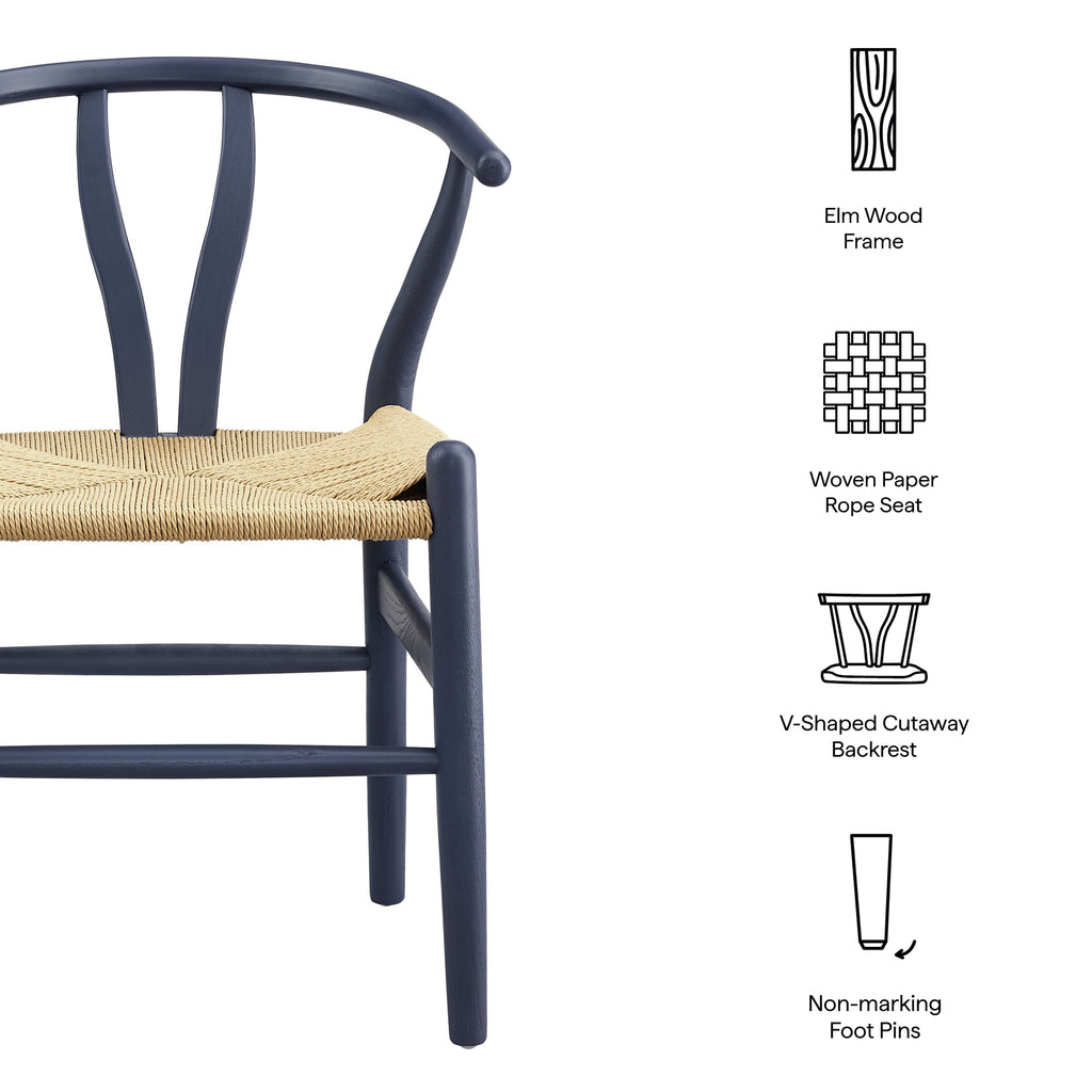 Amish 29" Wood Dining Chair - Midnight