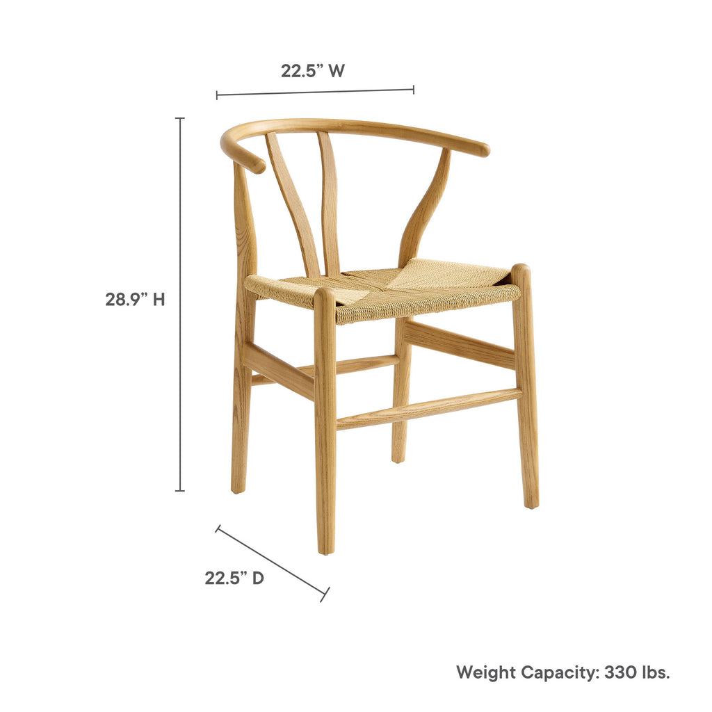 Amish 29" Wood Dining Chair - Natural