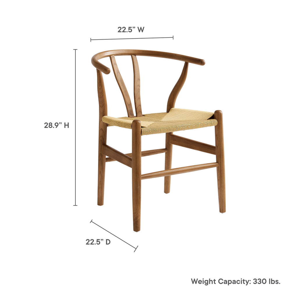 Amish 29" Wood Dining Chair - Walnut