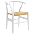 Amish 29" Wood Dining Chair - White