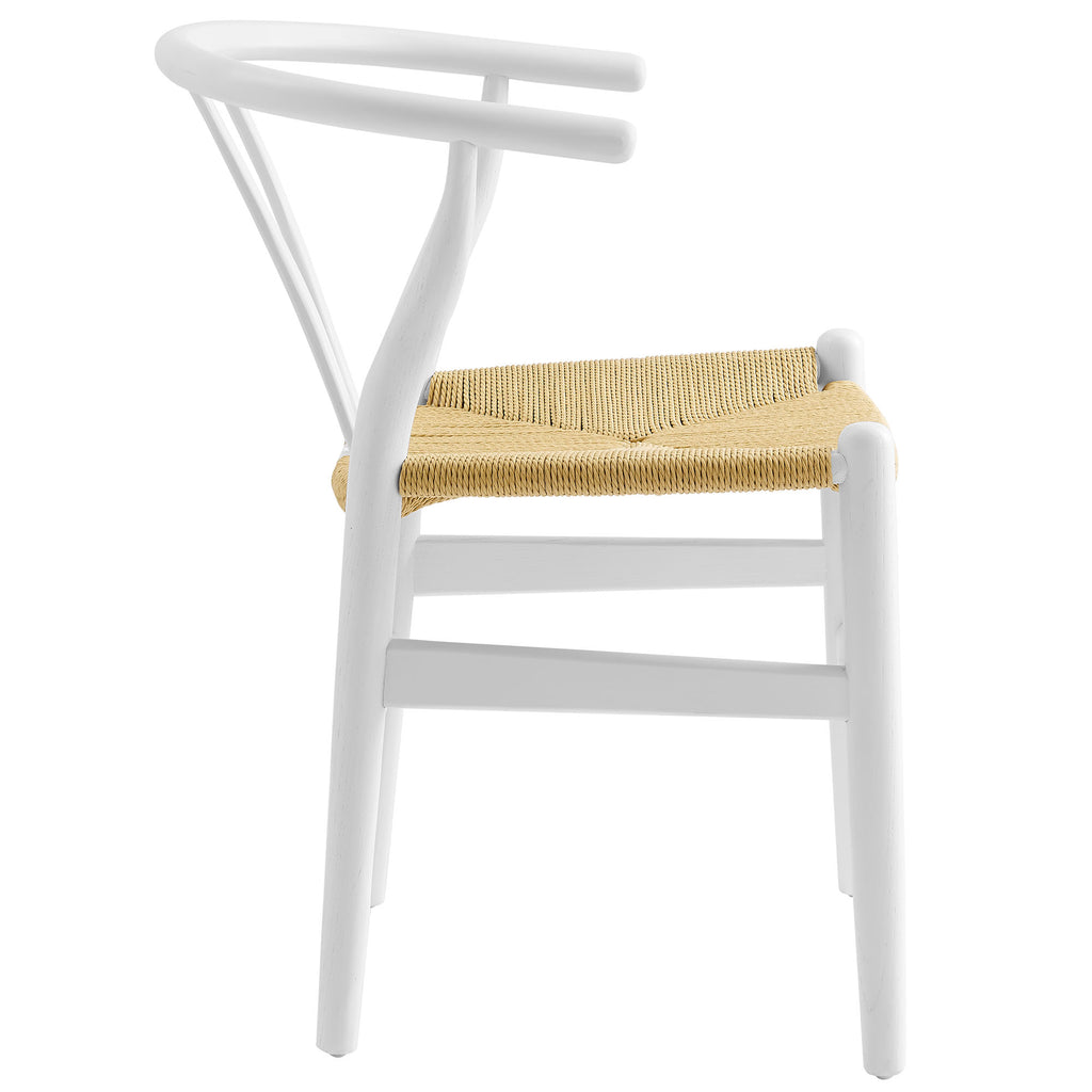 Amish 29" Wood Dining Chair - White