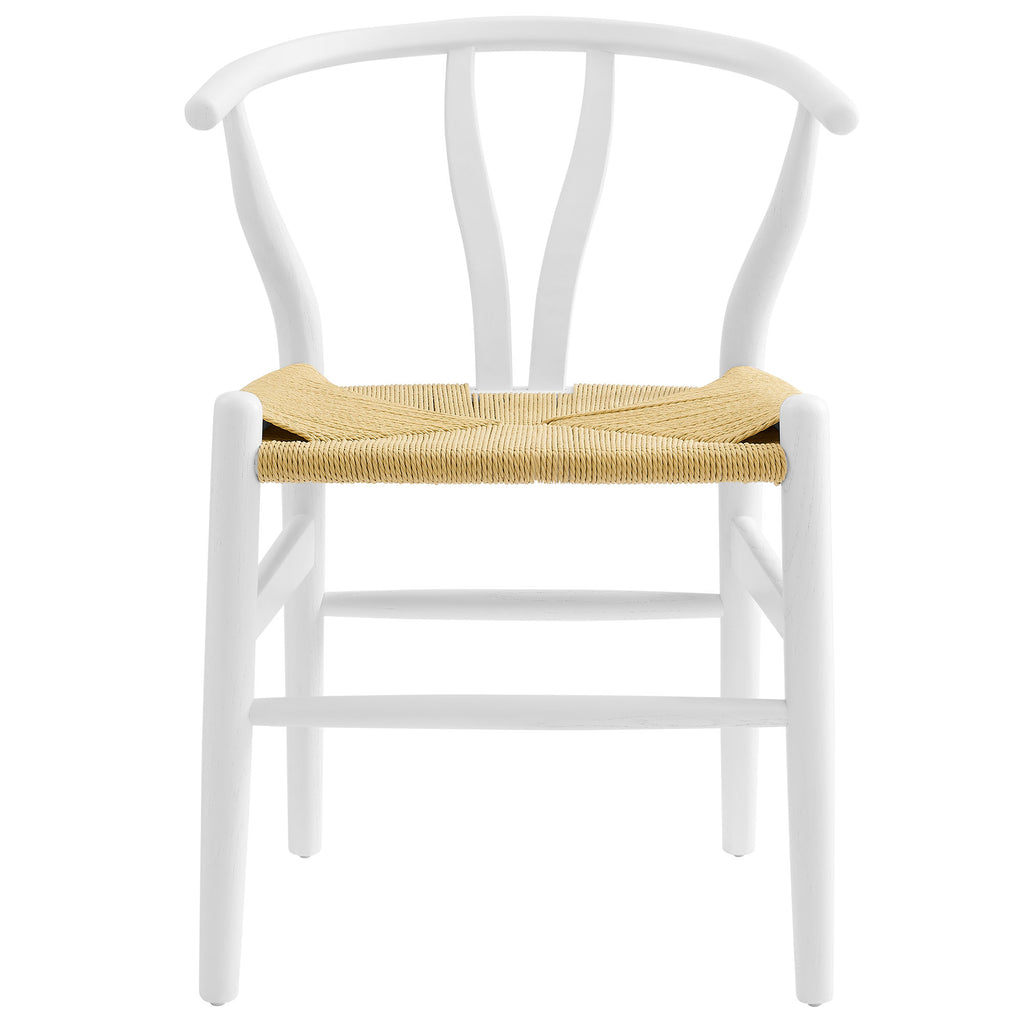 Amish 29" Wood Dining Chair - White