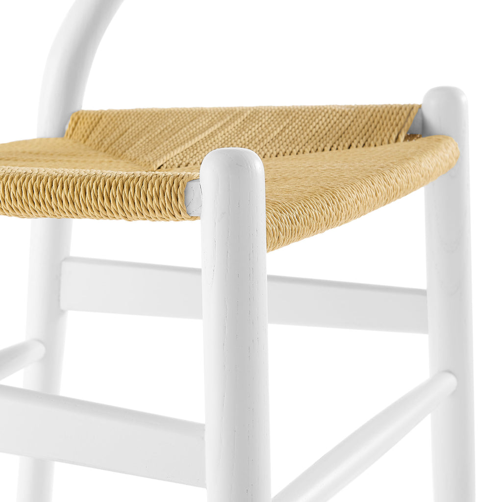 Amish 29" Wood Dining Chair - White
