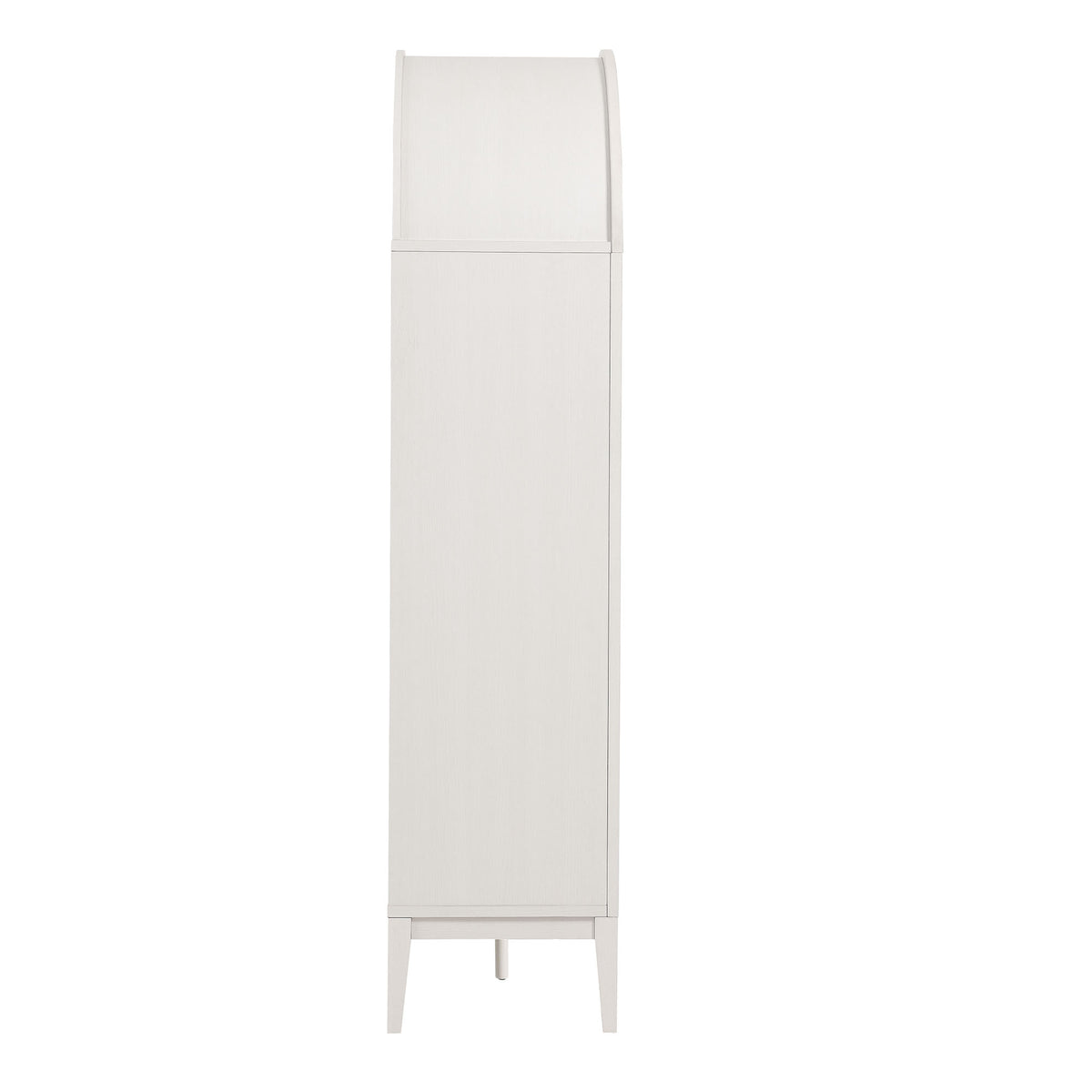 Nolan Arched Bar Cabinet - Ivory Oak