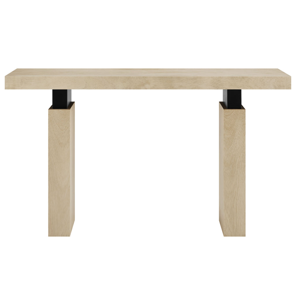 Piston 52" Rectangular Wood Console Table - Natural