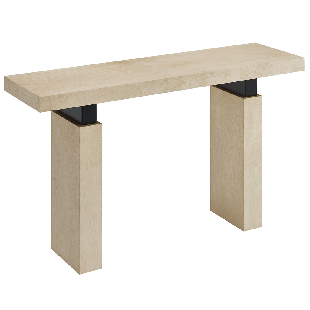 Piston 52" Rectangular Wood Console Table - Natural