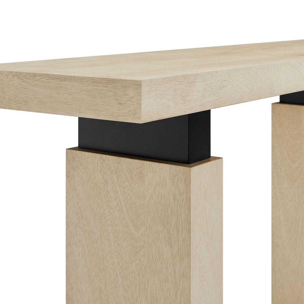 Piston 52" Rectangular Wood Console Table - Natural