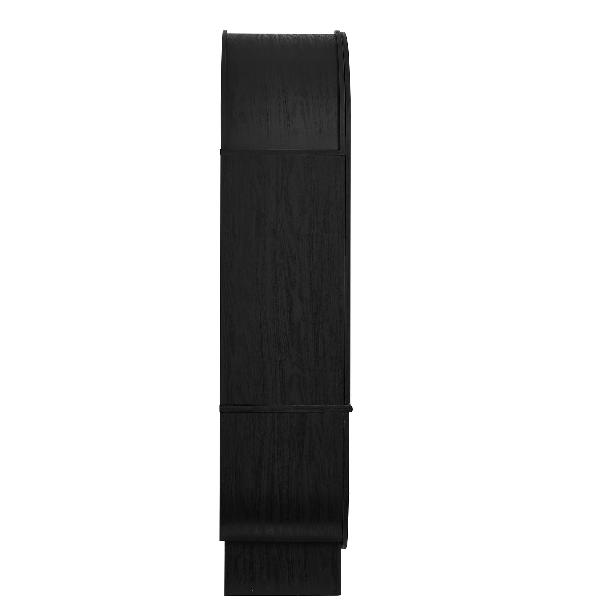 Nyx Arched Display Cabinet - Black Light Oak