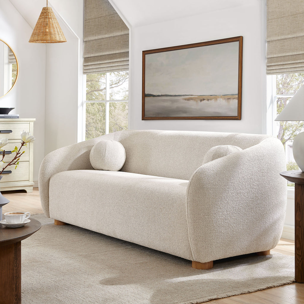 Holland 85" Chenille Fabric Sofa - Dove Gray