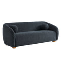 Holland 85" Chenille Fabric Sofa - Navy