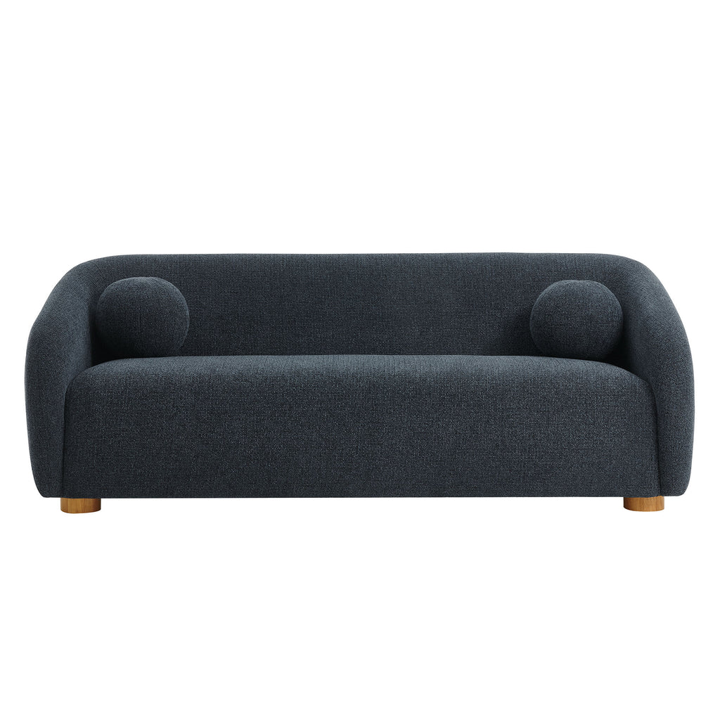 Holland 85" Chenille Fabric Sofa - Navy