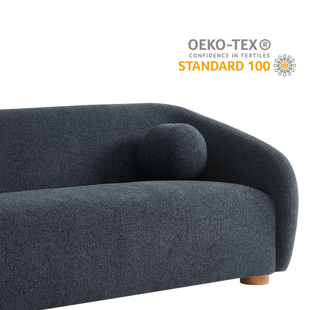 Holland 85" Chenille Fabric Sofa - Navy