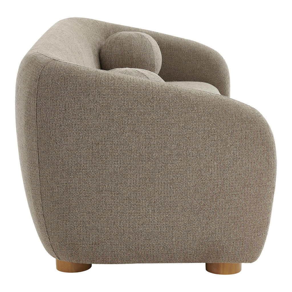 Holland 85" Chenille Fabric Sofa - Taupe