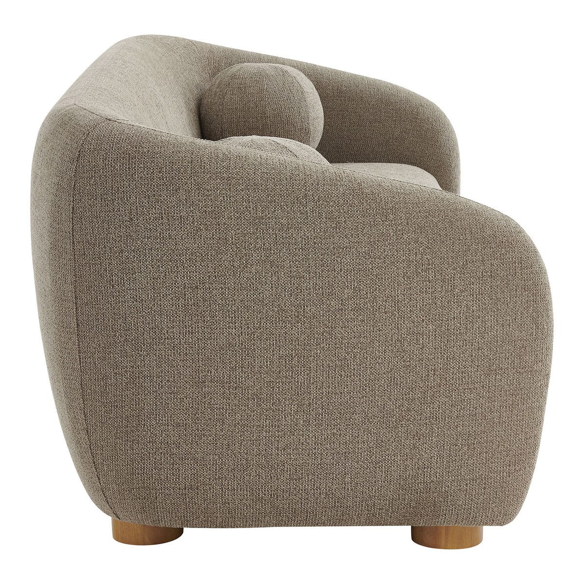 Holland 85" Chenille Fabric Sofa - Taupe