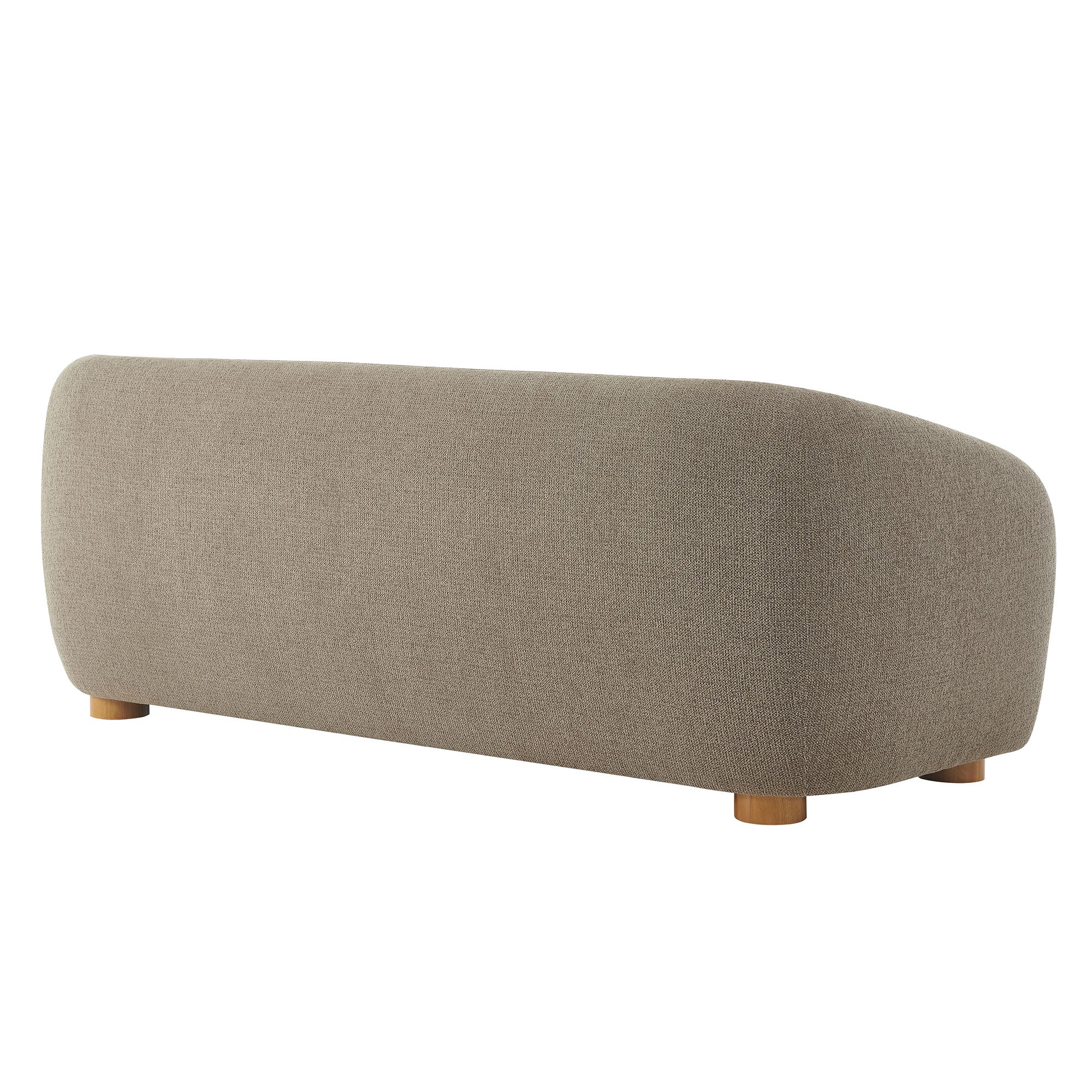 Holland 85" Chenille Fabric Sofa - Taupe