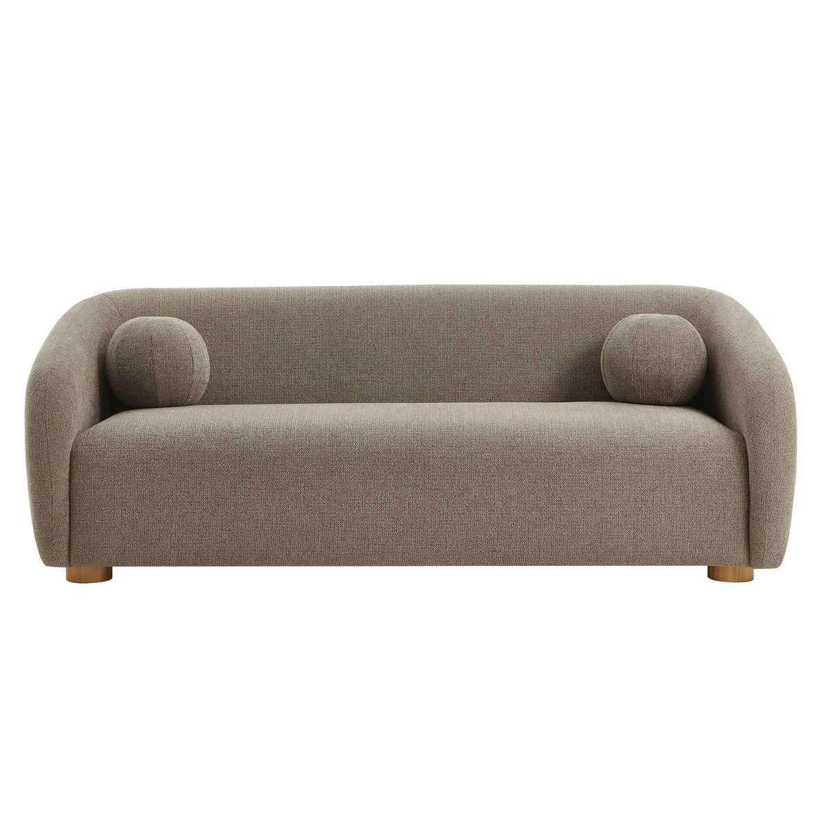 Holland 85" Chenille Fabric Sofa - Taupe