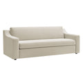 Liora Performance Velvet Sofa - Alabaster