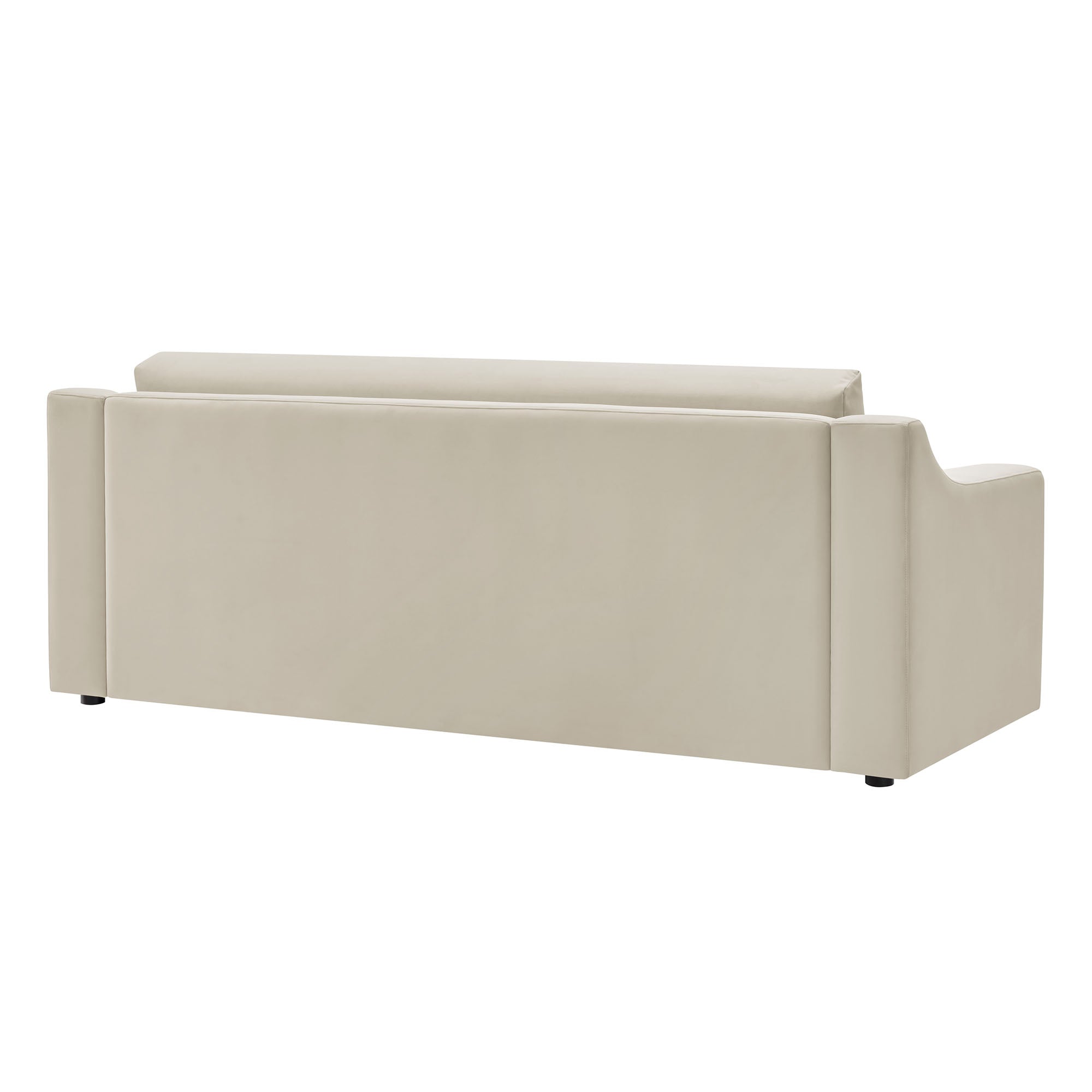 Liora Performance Velvet Sofa - Alabaster