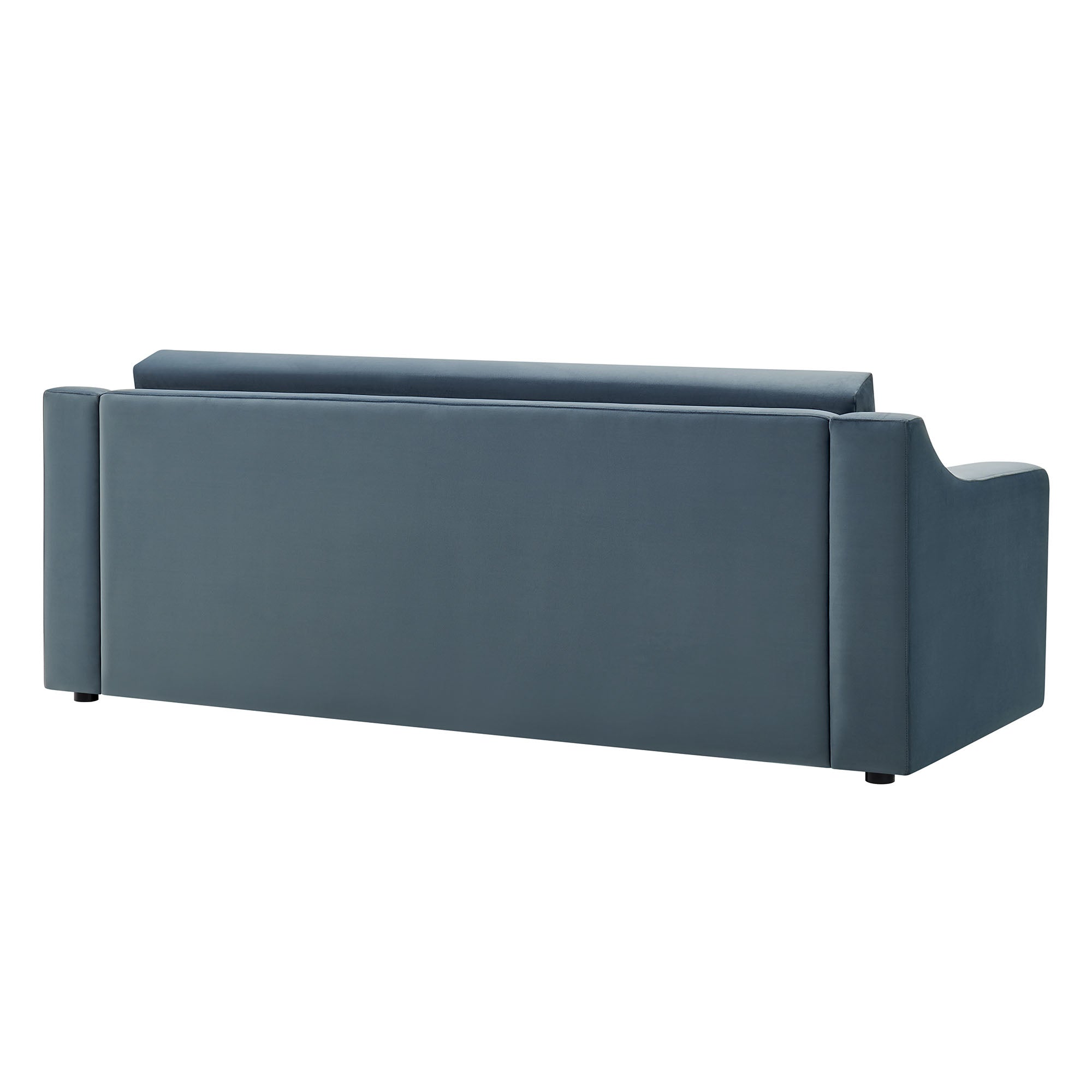 Liora Performance Velvet Sofa - Cadet Blue