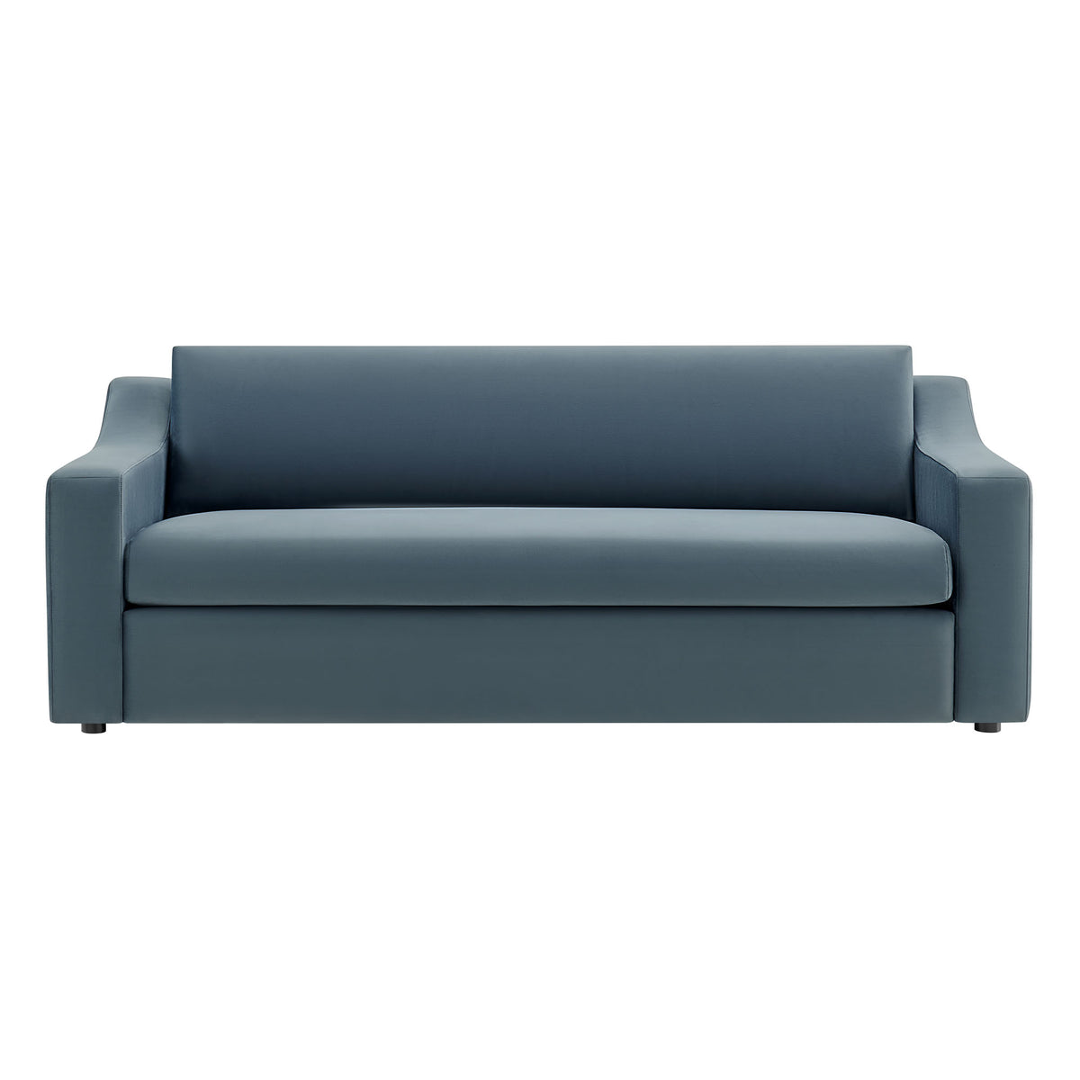 Liora Performance Velvet Sofa - Cadet Blue