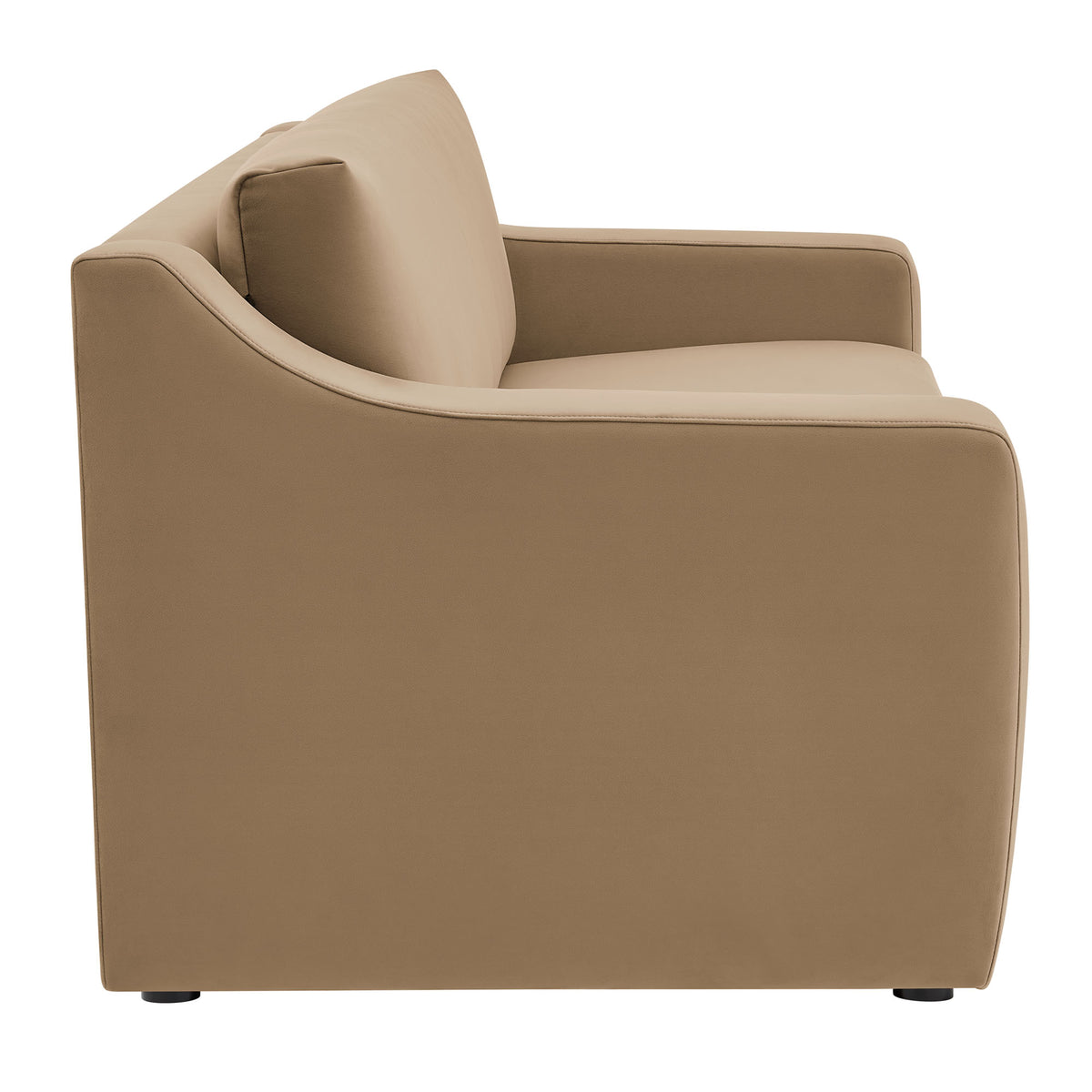 Liora Performance Velvet Sofa - Taupe