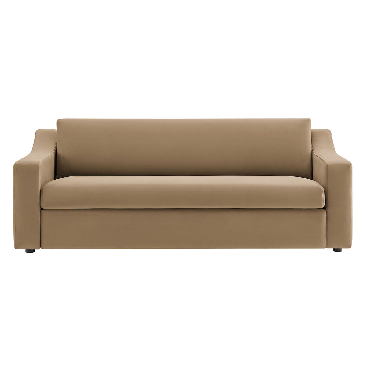 Liora Performance Velvet Sofa - Taupe