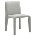 Rhodes Fabric Upholstered Dining Chair - Dove Gray