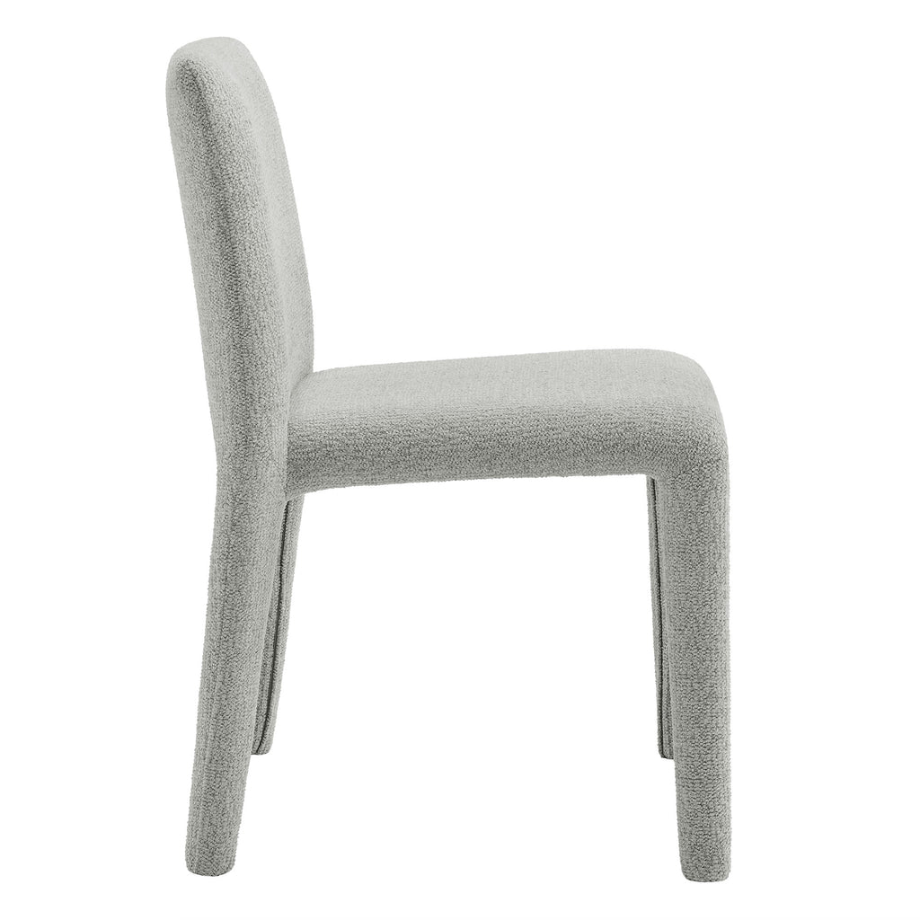 Rhodes Fabric Upholstered Dining Chair - Dove Gray