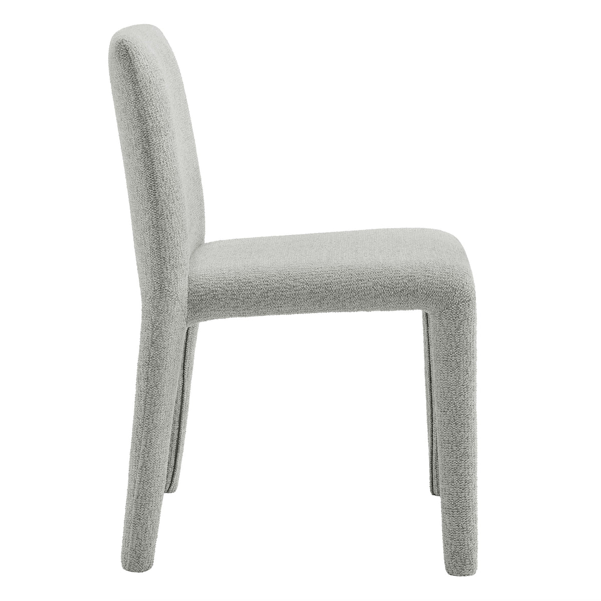 Rhodes Fabric Upholstered Dining Chair - Dove Gray