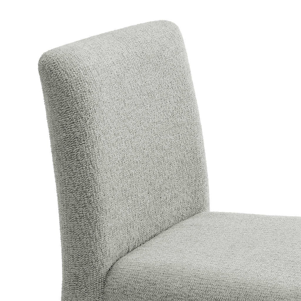 Rhodes Fabric Upholstered Dining Chair - Dove Gray