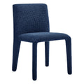 Rhodes Fabric Upholstered Dining Chair - Navy