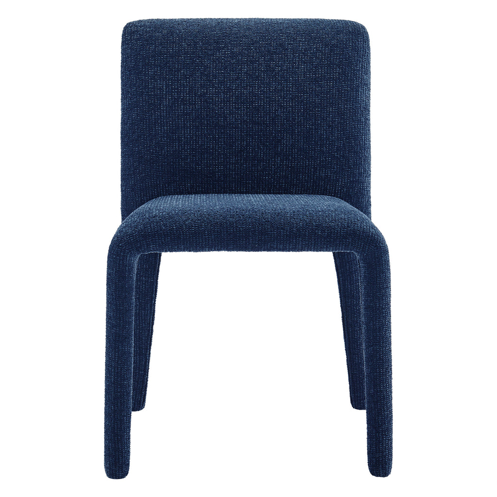Rhodes Fabric Upholstered Dining Chair - Navy