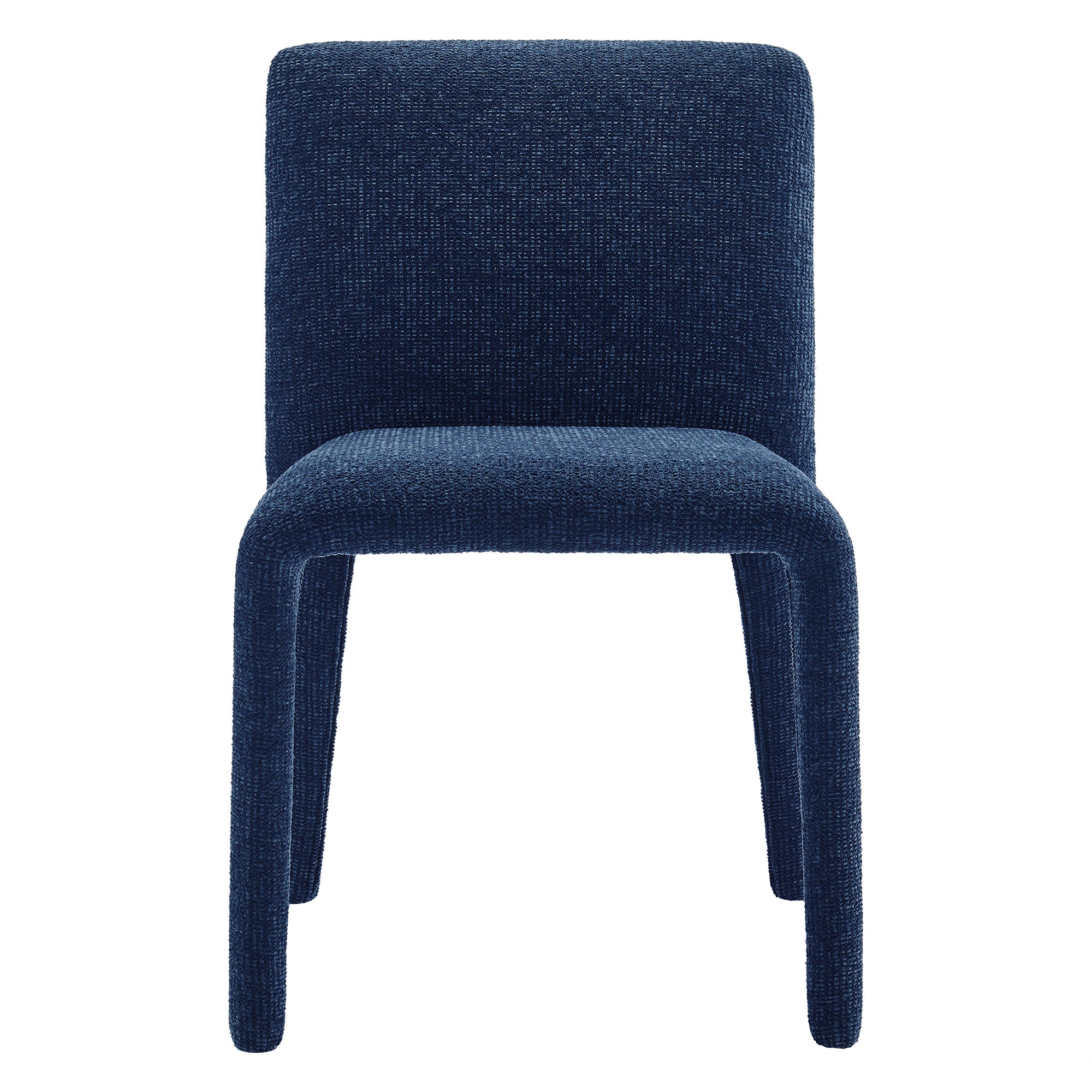 Rhodes Fabric Upholstered Dining Chair - Navy